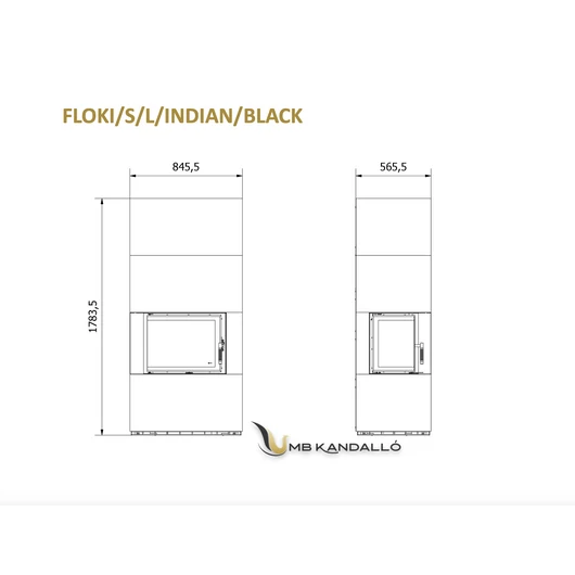 KRATKI FLOKI BOX INDIAN BLACK BALOS