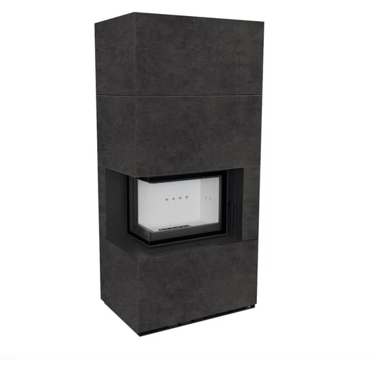 KRATKI FLOKI BOX 8 kW FOKOS GRAFIT KANDALLÓ KŐ BURKOLATTAL BALOS