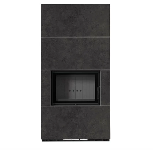 KRATKI FLOKI BOX 8 kW FOKOS GRAFIT KANDALLÓ KŐ BURKOLATTAL FEKETE BELSŐVEL