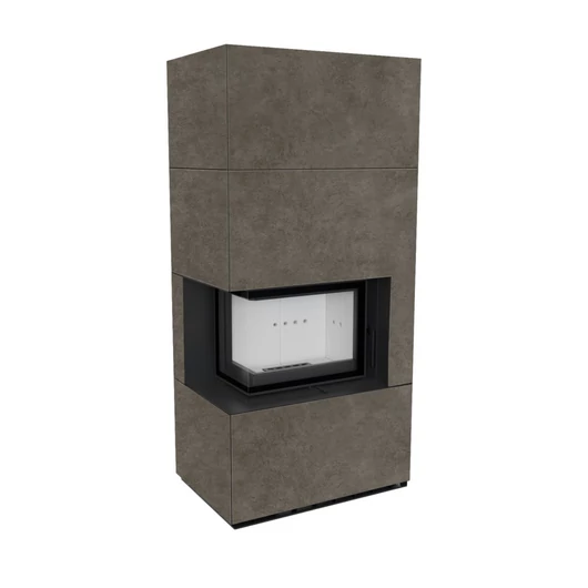 KRATKI FLOKI BOX 8 kW FOKOS PIOMBO KANDALLÓ KŐ BURKOLATTAL BALOS