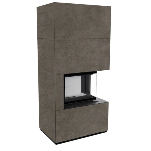 KRATKI FLOKI BOX 8 kW FOKOS PIOMBO KANDALLÓ KŐ BURKOLATTAL JOBBOS