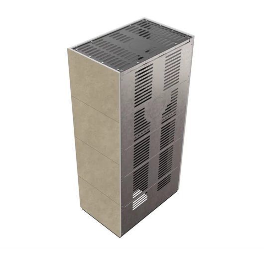 KRATKI FLOKI BOX 8 kW FOKOS RENA KANDALLÓ KŐ BURKOLATTAL