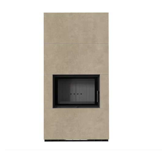 KRATKI FLOKI BOX 8 kW FOKOS RENA KANDALLÓ KŐ BURKOLATTAL FEKETE BELSŐVEL
