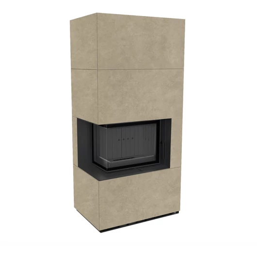 KRATKI FLOKI BOX 8 kW FOKOS RENA KANDALLÓ KŐ BURKOLATTAL BALOS FEKETE BELSŐVEL