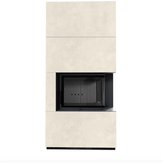 KRATKI FLOKI BOX 8 kW FOKOS TALCO KANDALLÓ KŐ BURKOLATTAL JOBBOS FEKETE BELSŐVEL