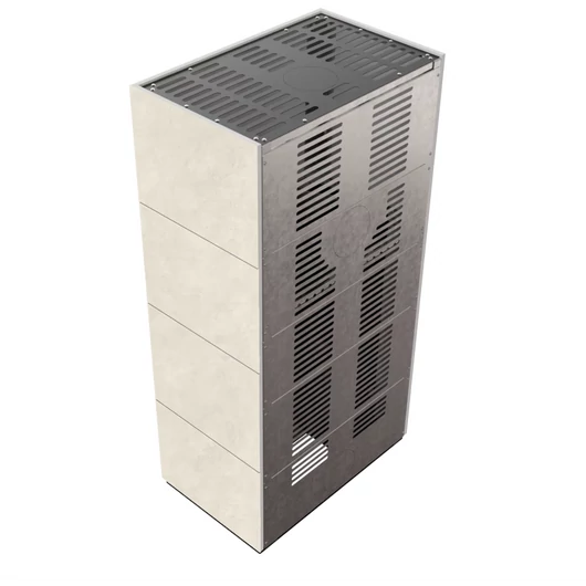 KRATKI FLOKI BOX 8 kW FOKOS TALCO KANDALLÓ KŐ BURKOLATTAL