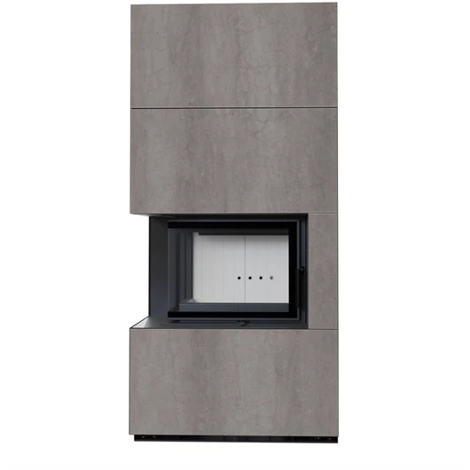KRATKI FLOKI BOX 8 kW NATURALI GRIGIA KANDALLÓ KŐ BURKOLATTAL BALOS
