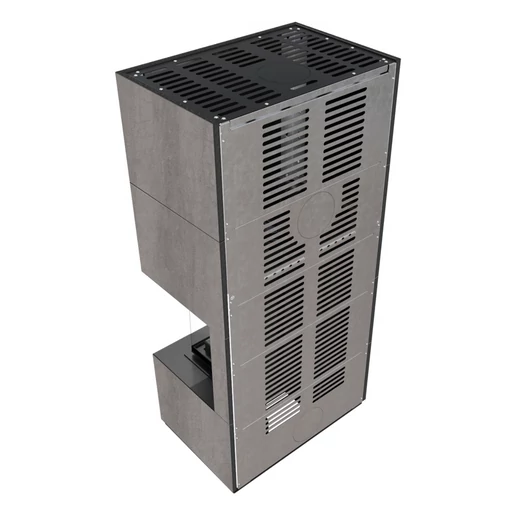 KRATKI FLOKI BOX 8 kW NATURALI GRIGIA KANDALLÓ KŐ BURKOLATTAL JOBBOS