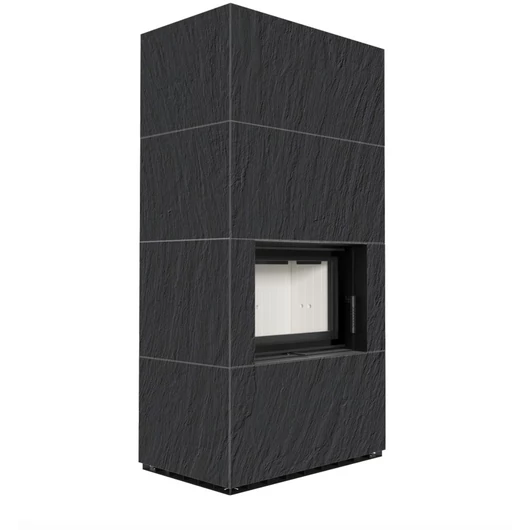 KRATKI FLOKI BOX 8 kW NATURALI NERO KANDALLÓ KŐ BURKOLATTAL 