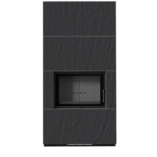 KRATKI FLOKI BOX 8 kW NATURALI NERO KANDALLÓ KŐ BURKOLATTAL FEKETE BELSŐVEL