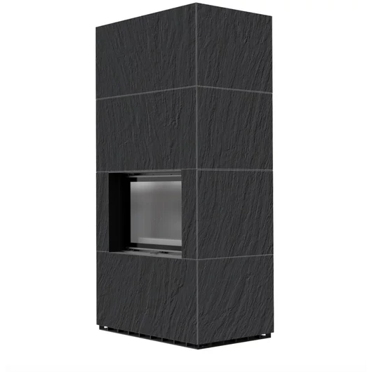 KRATKI FLOKI BOX 8 kW NATURALI NERO KANDALLÓ KŐ BURKOLATTAL FEKETE BELSŐVEL