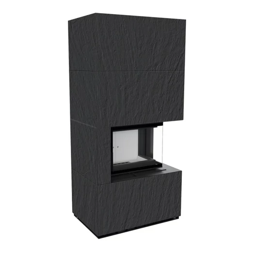 KRATKI FLOKI BOX 8 kW NATURALI NERO KANDALLÓ KŐ BURKOLATTAL JOBBOS