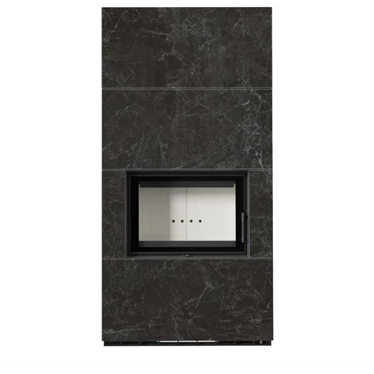KRATKI FLOKI BOX 8 kW NATURALI NERO GRECO KANDALLÓ KŐ BURKOLATTAL 