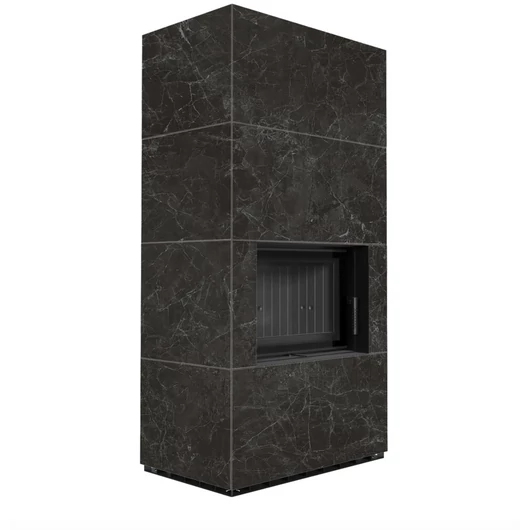 KRATKI FLOKI BOX 8 kW NATURALI NERO GRECO KANDALLÓ KŐ BURKOLATTAL FEKETE BELSŐVEL