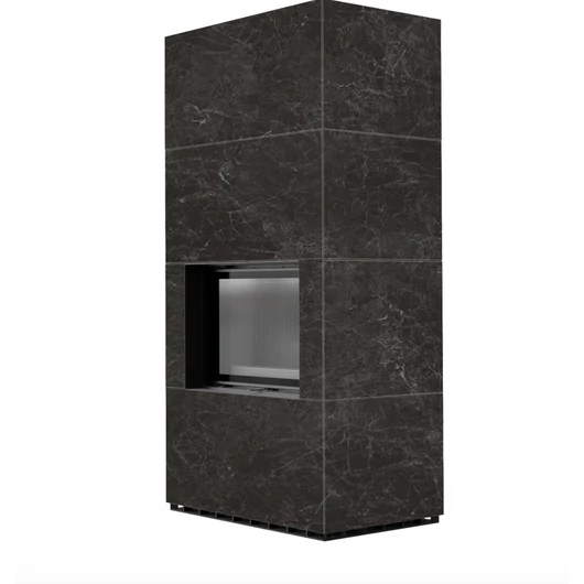 KRATKI FLOKI BOX 8 kW NATURALI NERO GRECO KANDALLÓ KŐ BURKOLATTAL FEKETE BELSŐVEL