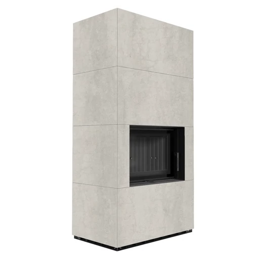 KRATKI FLOKI BOX 8 kW NATURALI PERLA KANDALLÓ KŐ BURKOLATTAL FEKETE BELSŐVEL