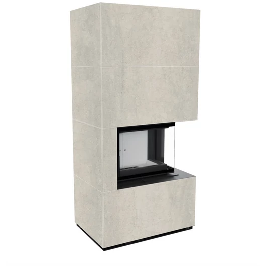 KRATKI FLOKI BOX 8 kW NATURALI PERLA KANDALLÓ KŐ BURKOLATTAL JOBBOS