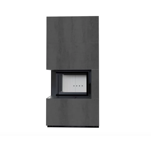 KRATKI FLOKI BOX 8 kW NATURALI PIETRA KANDALLÓ KŐ BURKOLATTAL BALOS