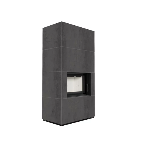 KRATKI FLOKI BOX 8 kW NATURALI PIETRA KANDALLÓ KŐ BURKOLATTAL 