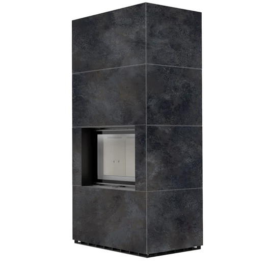KRATKI FLOKI BOX 8 kW OSSIDO NERO KANDALLÓ KŐ BURKOLATTAL 