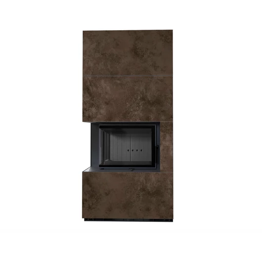 KRATKI FLOKI BOX 8 kW OXIDE MORO KANDALLÓ KŐ BURKOLATTAL BALOS FEKETE BELSŐVEL