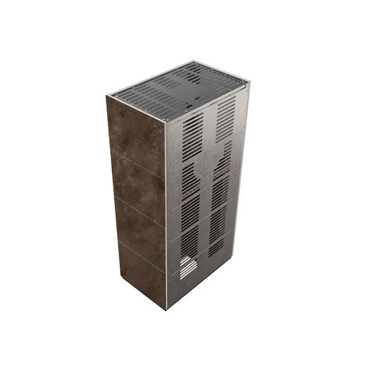 KRATKI FLOKI BOX 8 kW OXIDE MORO KANDALLÓ KŐ BURKOLATTAL BALOS