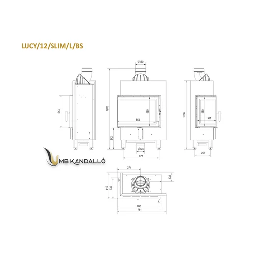 KRATKI LUCY 12 SLIM BALOS 