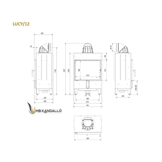 KRATKI LUCY 12 BLACK