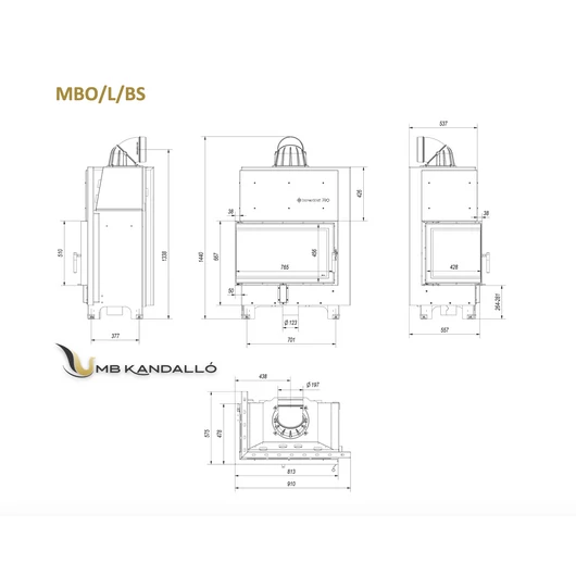 MBO BLACK BALOS EGYBENYÍLÓ 