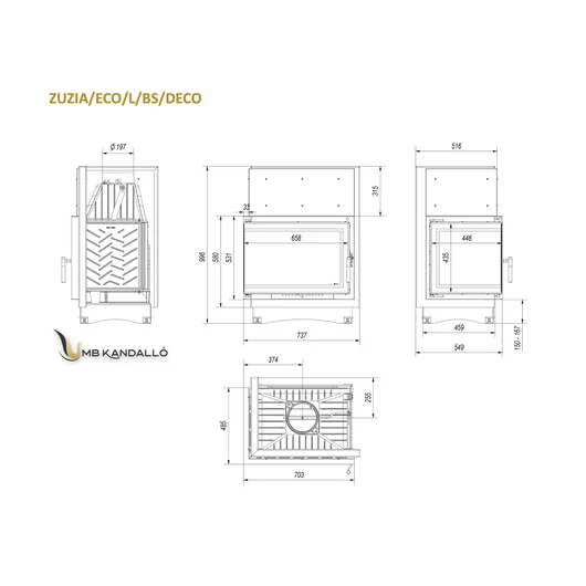 KRATKI ZUZIA ECO BALOS DECO 150
