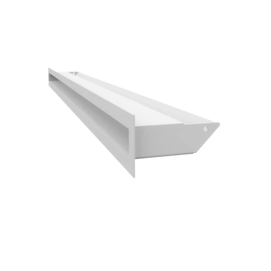 MINIMAL SZELLŐZŐRÁCS FEHÉR 6x100cm  HÁTFALLAL SLIM