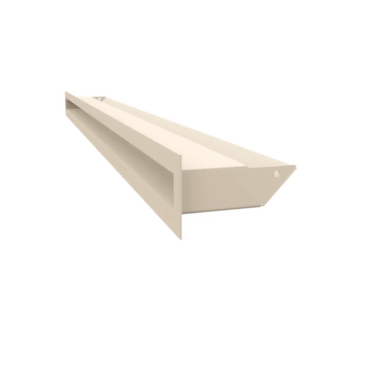 MINIMAL SZELLŐZŐRÁCS KRÉM 6x100cm HÁTFALLAL SLIM
