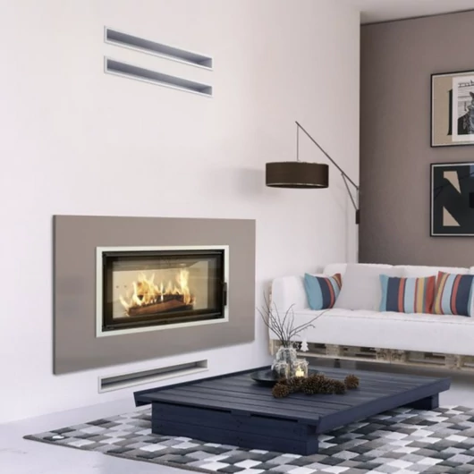 MINIMAL SZELLŐZŐRÁCS KRÉM 6x100cm HÁTFALLAL SLIM