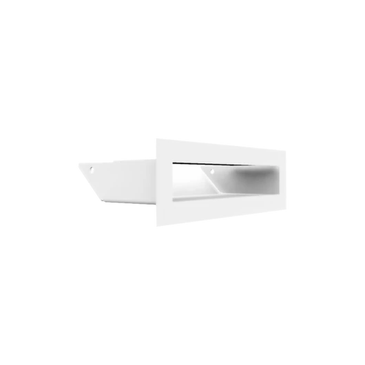 MINIMAL SZELLŐZŐRÁCS FEHÉR 6x20cm  HÁTFALLAL SLIM