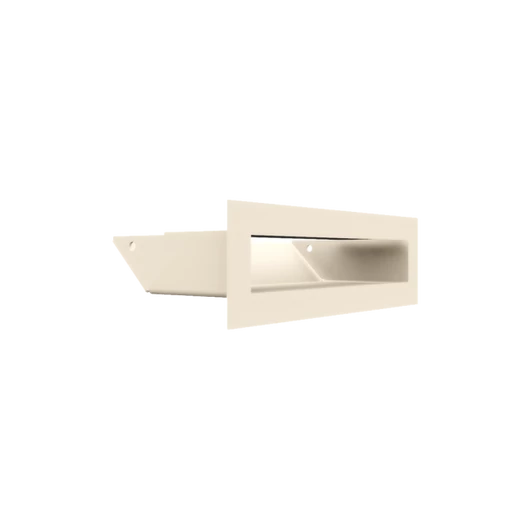 MINIMAL SZELLŐZŐRÁCS KRÉM  6x20cm  HÁTFALLAL