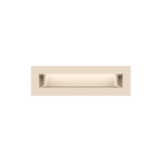 MINIMAL SZELLŐZŐRÁCS KRÉM  6x20cm  HÁTFALLAL