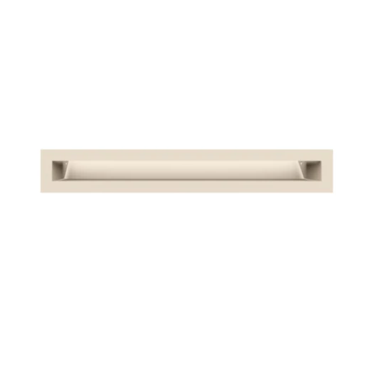 MINIMAL SZELLŐZŐRÁCS KRÉM  6x40cm  HÁTFALLAL SLIM