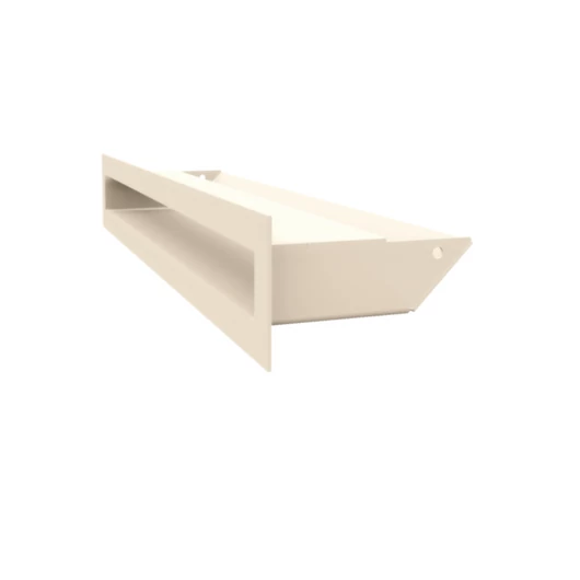 MINIMAL SZELLŐZŐRÁCS KRÉM  6x40cm  HÁTFALLAL SLIM
