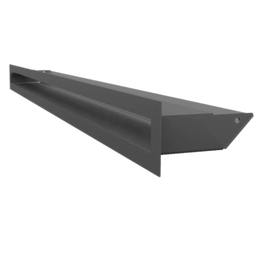 MINIMAL SZELLŐZŐRÁCS GRAFIT 6x80cm  HÁTFALLAL