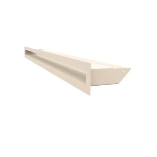 MINIMAL SZELLŐZŐRÁCS KRÉM  6x80cm  HÁTFALLAL SLIM