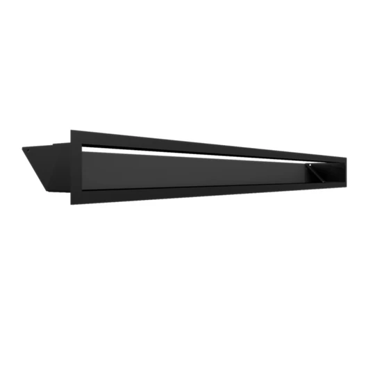 MINIMAL SZELLŐZŐRÁCS FEKETE 9/100cm  HÁTFALLAL