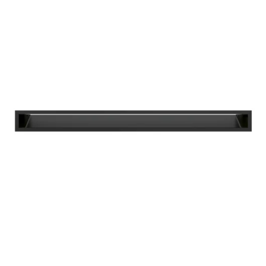 MINIMAL SZELLŐZŐRÁCS FEKETE 9/100cm  HÁTFALLAL