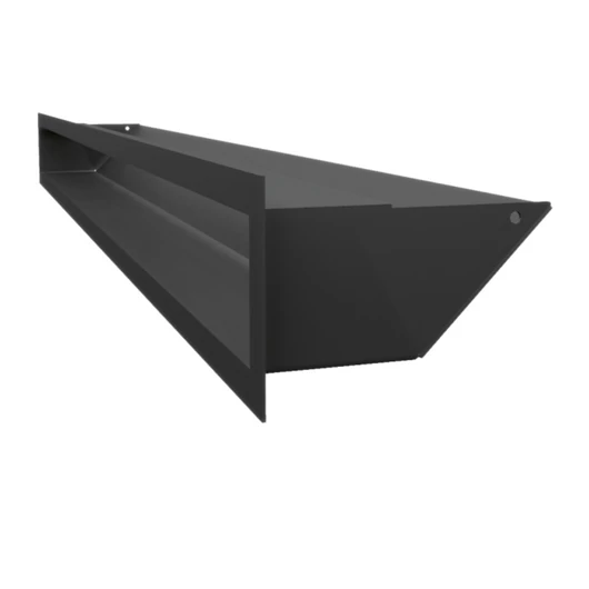 MINIMAL SZELLŐZŐRÁCS FEKETE 9/100cm  HÁTFALLAL