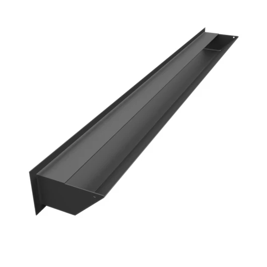 MINIMAL SZELLŐZŐRÁCS FEKETE 9/100cm  HÁTFALLAL