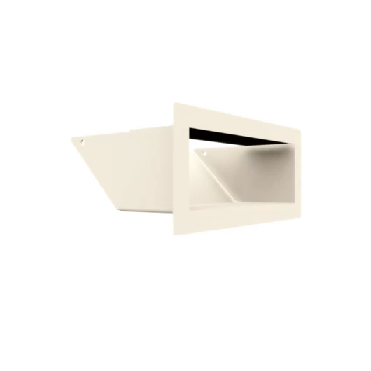 MINIMAL SZELLŐZŐRÁCS KRÉM  9x20cm  HÁTFALLAL
