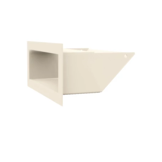 MINIMAL SZELLŐZŐRÁCS KRÉM  9x20cm  HÁTFALLAL