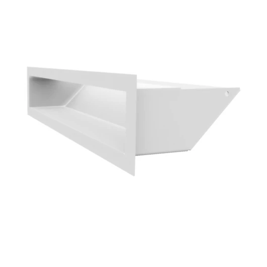 MINIMAL SZELLŐZŐRÁCS 9x40cm HÁTFALLAL