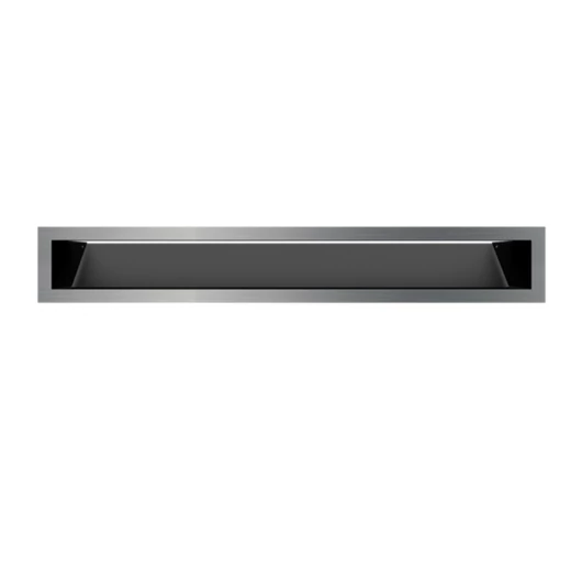 MINIMAL SZELLŐZŐRÁCS INOX 9x60cm  HÁTFALLAL SF