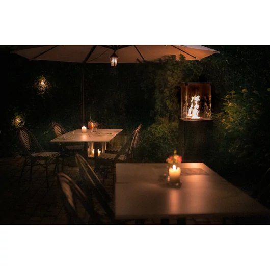 PATIO TERASZMELEGÍTŐ LEMEZ ELŐLAPPAL TÁVIRÁNYÍTÓVAL