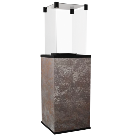 PATIO MINI TERASZMELEGÍTŐ Oxide Nero KŐ ELŐLAPPAL MANUÁLIS